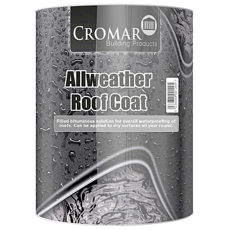 Cromar All Weather Roof Coat Black 2.5Ltr